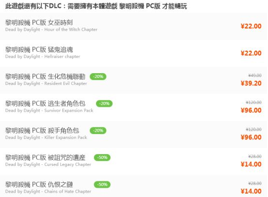 黎明杀机多少钱(steam黎明杀机多少钱)
