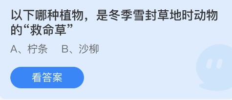 蚂蚁庄园2022年3月12日答案汇总