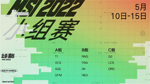 2022MSI抽签结果一览 季中赛分组情况公示