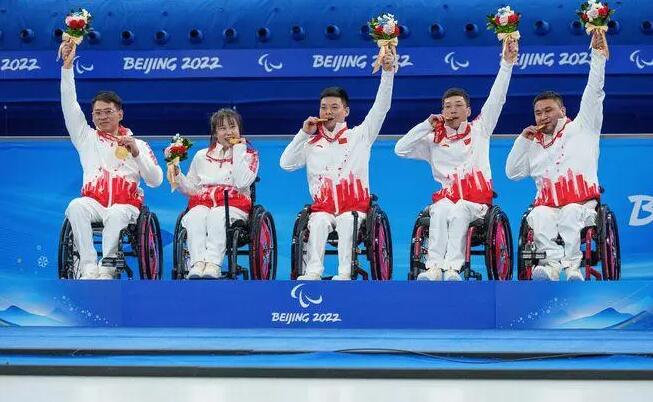 在北京2022年冬殘奧會上，中國隊獲得了幾枚金牌
