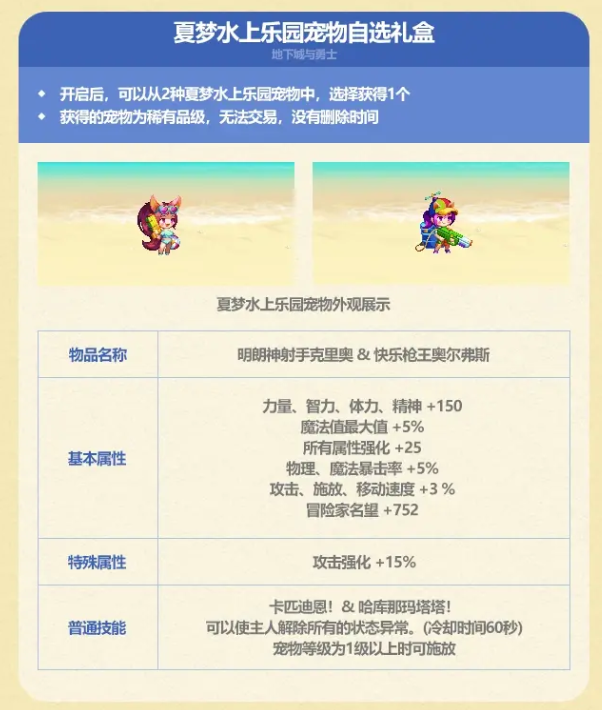 dnf夏日套2023寵物怎么樣2