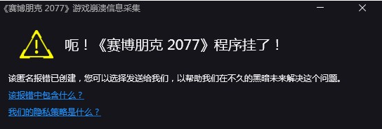 赛博朋克2077程序员挂了啥意思 解决办法一览