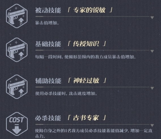 蔚蓝档案古关忧技能都有哪些3