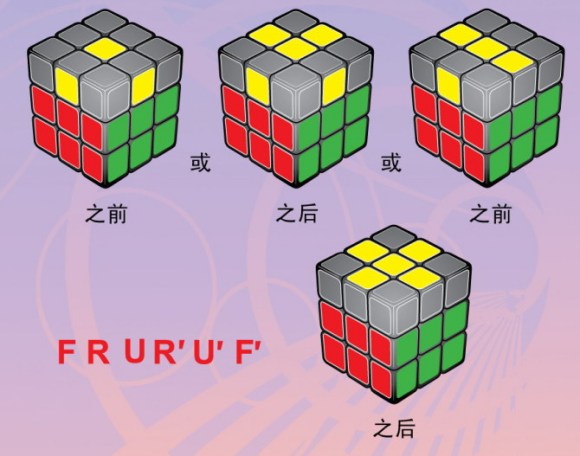 魔方教程公式口訣七步魔方教程圖解還原